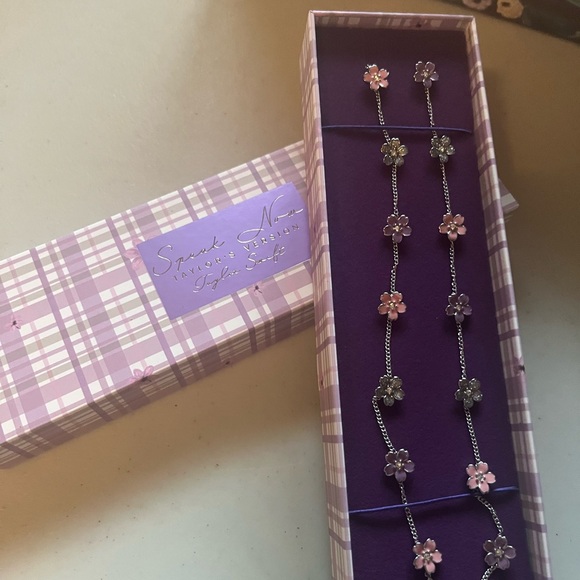 Taylor Swift Speak Now Cherry Blossom Necklace Taylor’s Version Anniversary - Picture 1 of 9